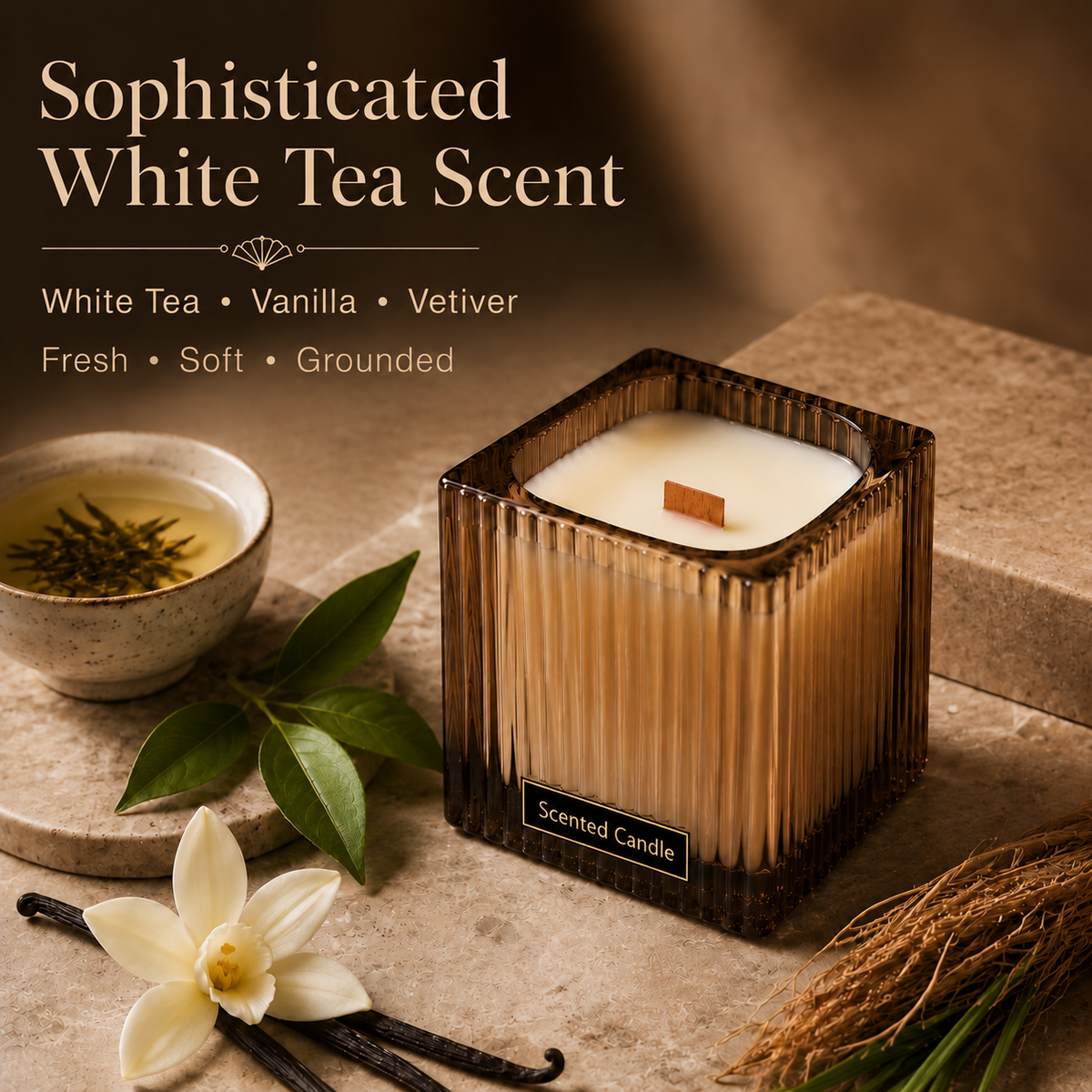 White Tea Scented Candle