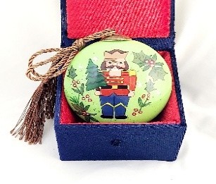 Nutcracker Soldier - Li Bien Inside Painted Glass Ornament